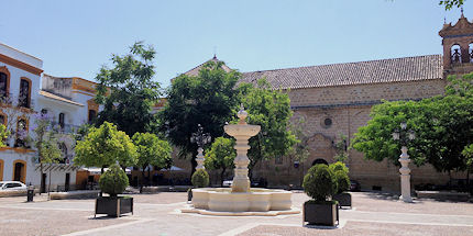 The peaceful Plaza Mayor